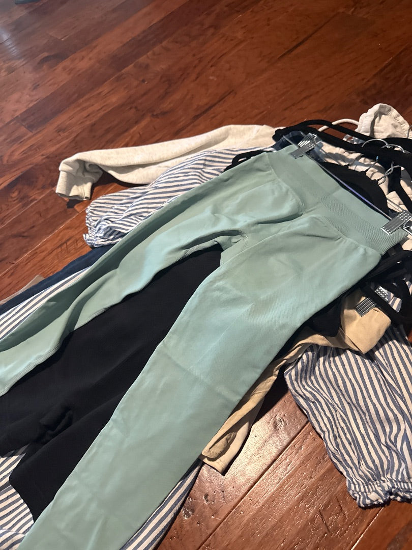 Teal No Brand Women-Bottoms, Small